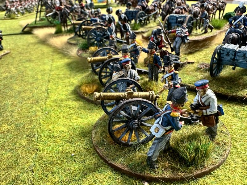 A French gun and its crew, close to — 28 mm figures